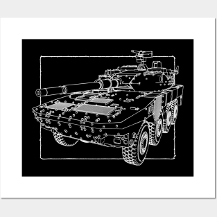 Type 16 Maneuver Combat Vehicle MCV Tank Posters and Art